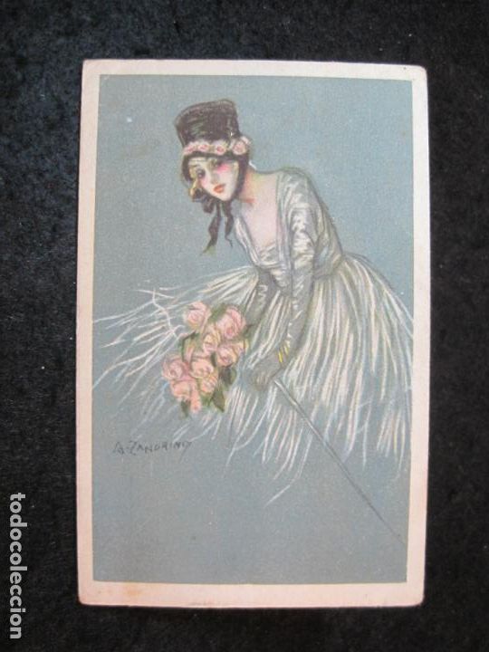 Cartoline: POSTAL ANTIGUA ILUSTRADA POR ADELINA ZANDRINO-VER FOTOS-(87.220)