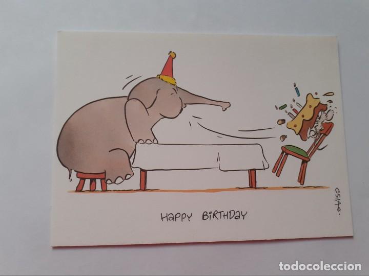 Postais: POSTAL - HOLANDA - ILUSTR. LEENDERT JAN VIS - FELIZ CUMPLEA&Ntilde;OS - ED. PAPERCLIP 1 LV 37 - S/C