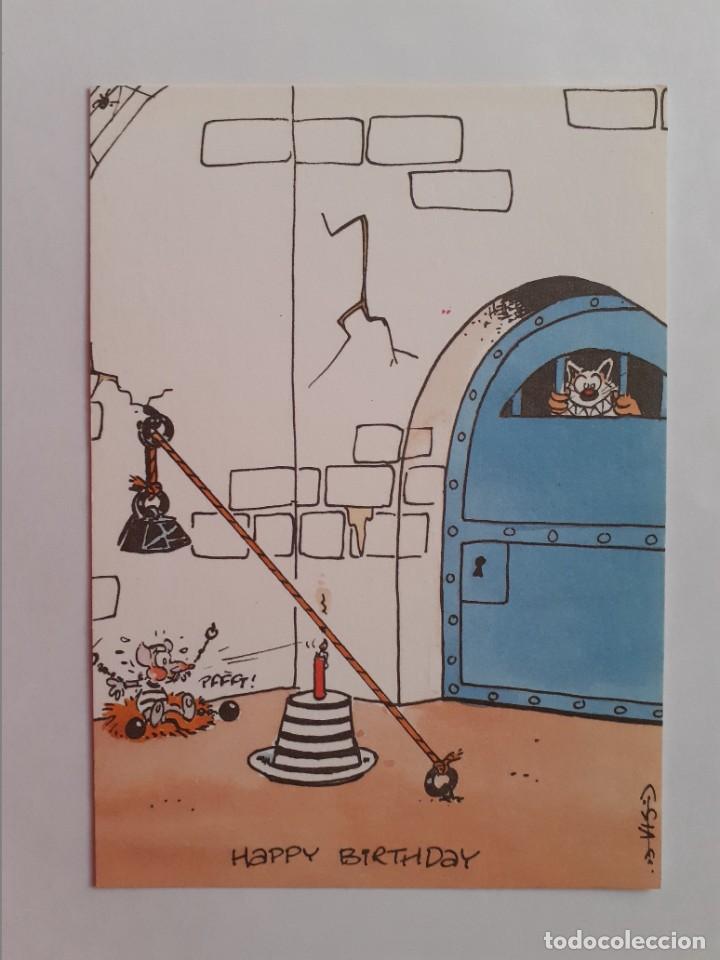 Postais: POSTAL - HOLANDA ILUSTR. LEENDERT JAN VIS - FELIZ CUMPLEA&Ntilde;OS - ED. PAPERCLIP 3 LV 42 - S/C