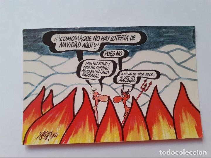 Cartoline: POSTAL - FORGES - DIBUJOS HUMORISTICOS 1974 - LOTERIA NACIONAL - SERIE G. N&ordm; 2