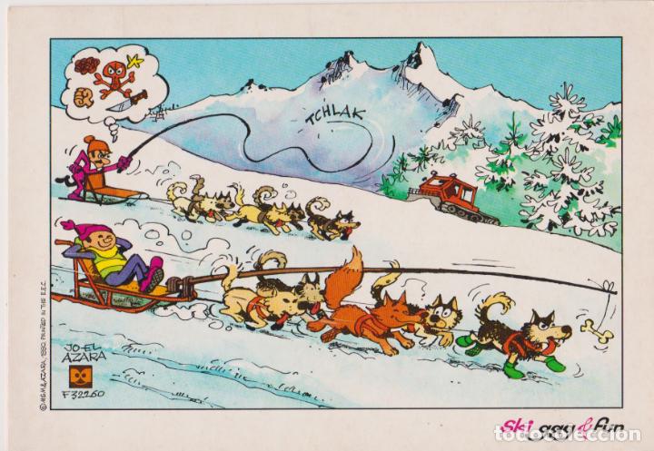 Postales: ILUSTRADOR: JO EL AZARA, CARRERA - SKI GAG & FUN JO 101 - S/C