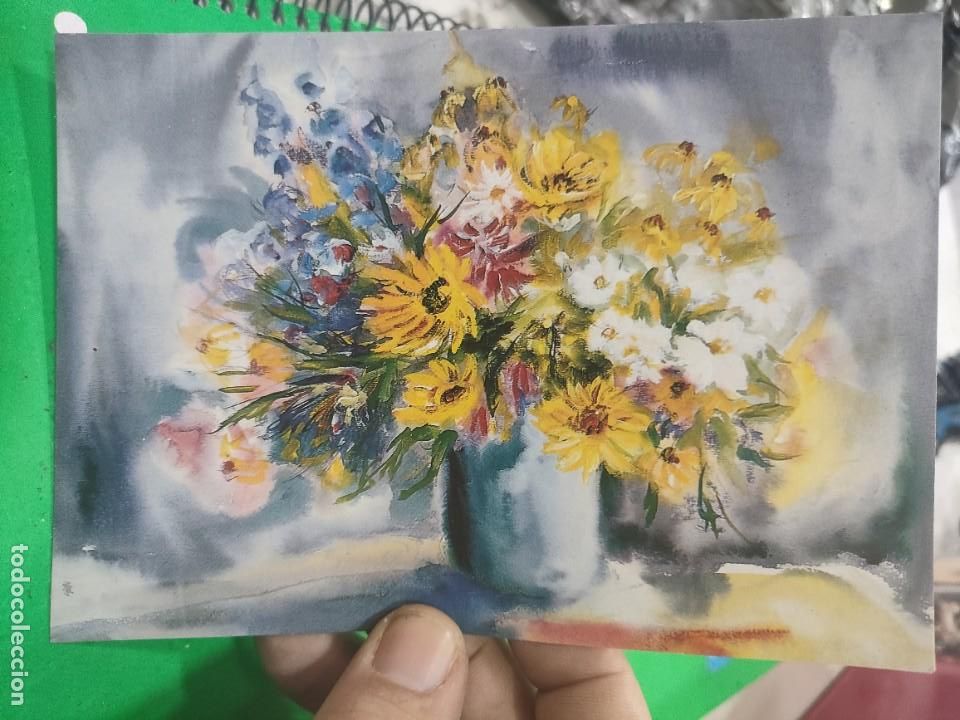 Postais: Postal Jard&iacute;n con Flores Me EP826 S/C