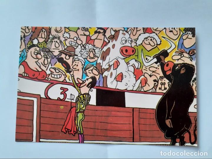 Postais: POSTAL - AUTOADHESIVA - ADHESIVE - PLAZA DE TOROS - HUMOR - S/C