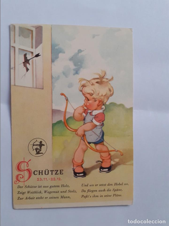 Postais: POSTAL - SCH&Uuml;TZE - SAGITARIO- SIGNO DEL ZODIACO - ALEMANIA