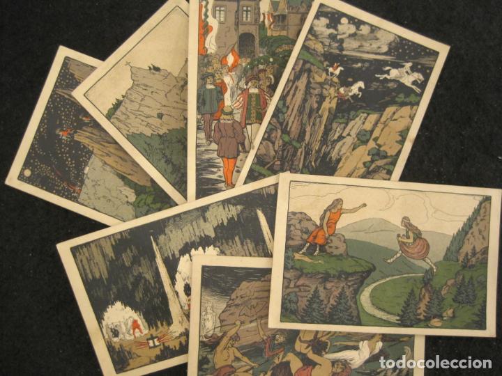Postais: COLECCION DE 7 POSTALES ANTIGUAS ILUSTRADAS-(89.443)