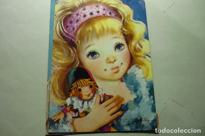 Cartes Postales: postal dibujo cano ni&ntilde;a con mu&ntilde;eca