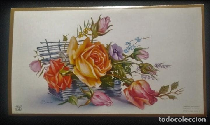 Cartoline: 8545 -NURIA BARO- A MI MADRE -PRECIOSA POSTAL TRIPTICA EDICIONES C.Y.Z - S.1845-3 -FORMA UN SOBRE