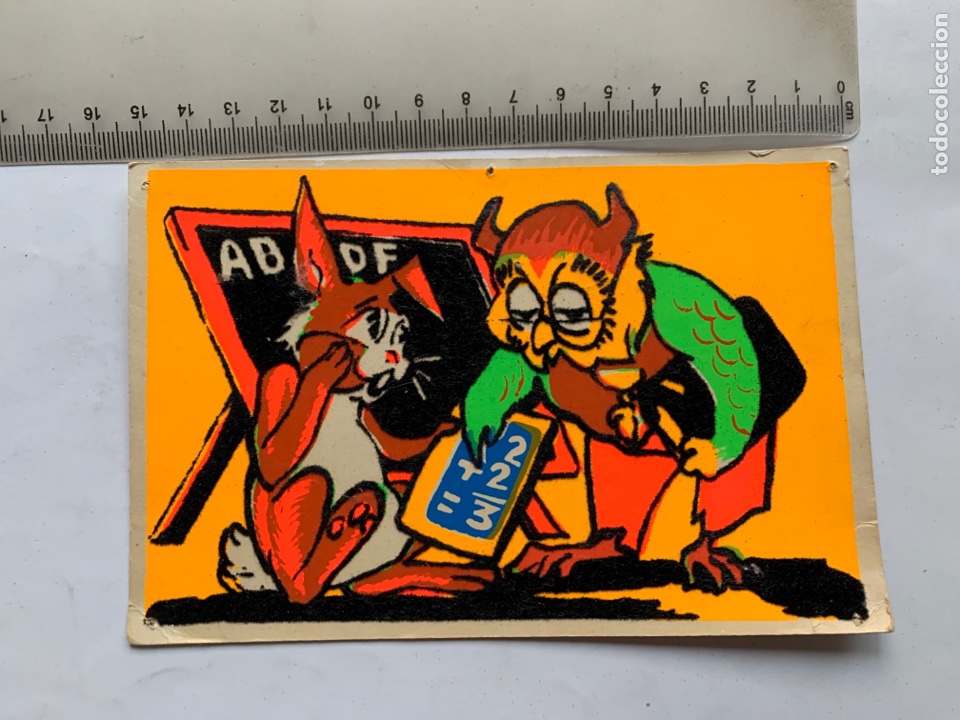 Postais: POSTAL FELICITACI&Oacute;N. DIBUJOS TERCIOPELO. ILUSTRACION?. PARIS.