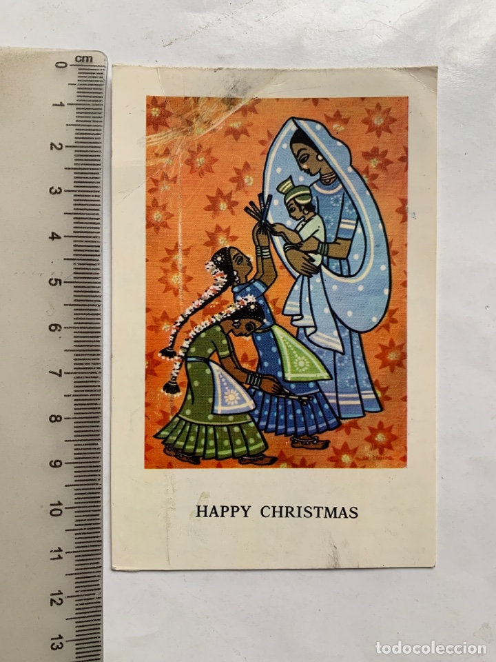 Postais: FELICITACI&Oacute;N NAVIDAD. ILUSTRACION?. PRINTED IN INDIA.