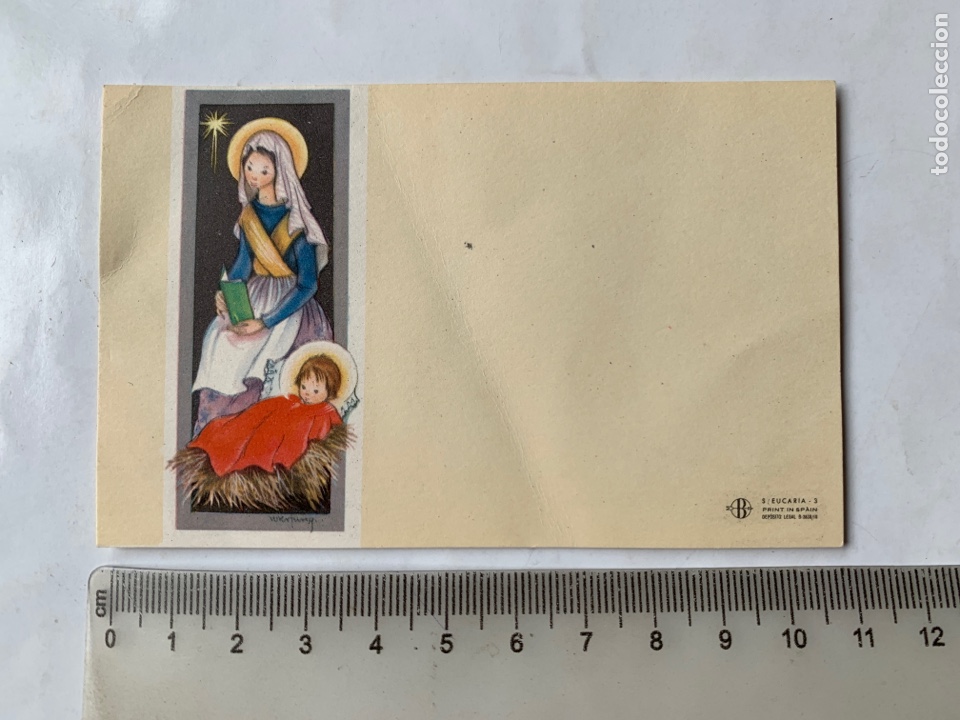 Postkarten: FELICITACI&Oacute;N NAVIDAD. ILUSTRACION ROSER PUIG. BETLEM. NAVIDAD, 1960.