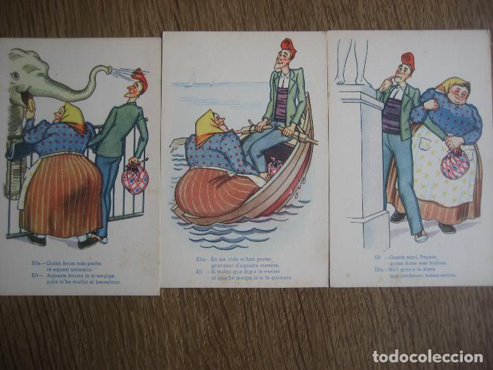 Postais: 3 POSTALES SIN CIRCULAR CMB SERIE N&ordm; 114 HUMOR EN CATALAN