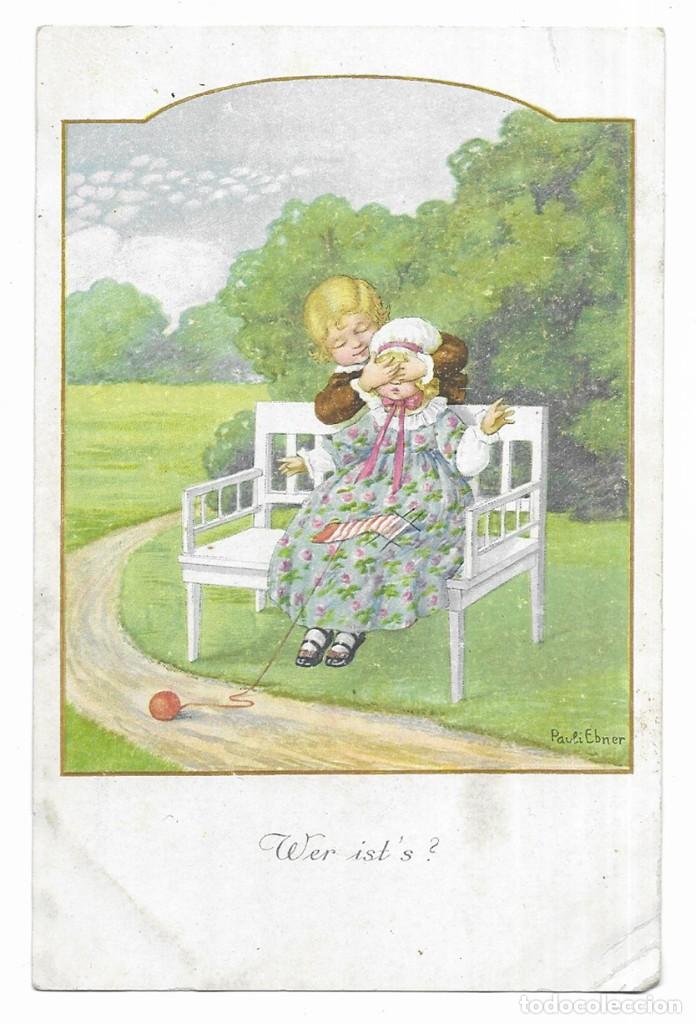 Postais: Postal ilustrada.Dibujos y Caricaturas. Pauli Ebner. Wer ist's ? N&ordm; 1263