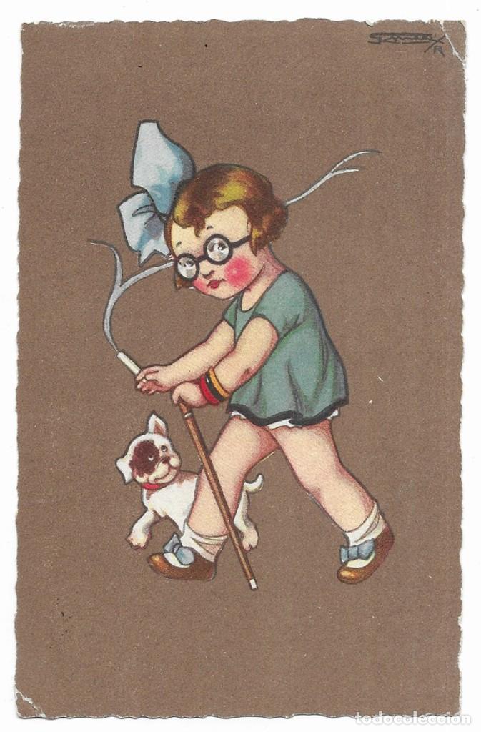 Postais: Postal ilustrada.Dibujos y Caricaturas. N&ordm; 2085 Ediciones GAM. 1925