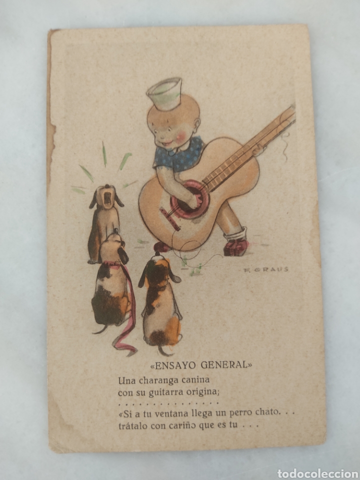 Postais: Postal M&aacute;rgara serie D ensayo general