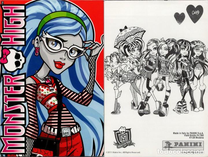 Postales: Monster High - Photocard n&ordm; 049 - Panini - Made in Italy - 150x100mm.