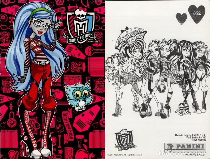 Postales: Monster High - Photocard n&ordm; 052 - Panini - Made in Italy - 150x100mm.