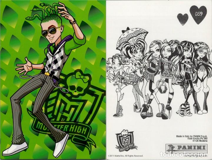 Postales: Monster High - Photocard n&ordm; 059 - Panini - Made in Italy - 150x100mm.