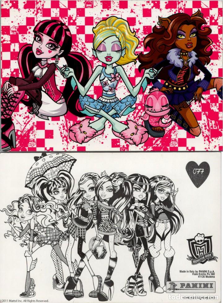 Postales: Monster High - Photocard n&ordm; 077 - Panini - Made in Italy - 150x100mm.