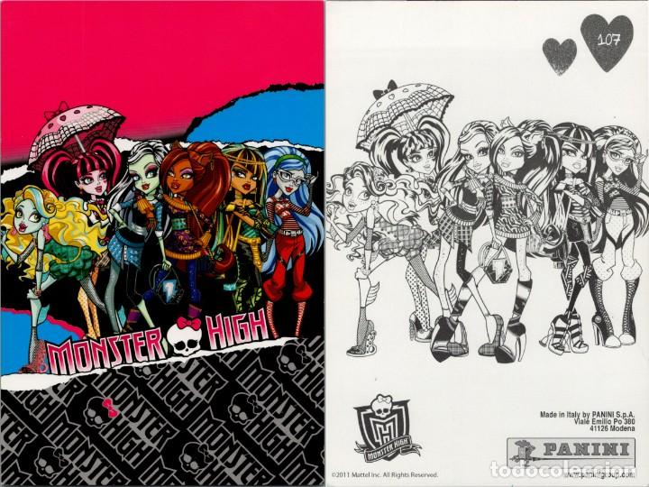 Postales: Monster High - Photocard n&ordm; 107 - Panini - Made in Italy - 150x100mm.