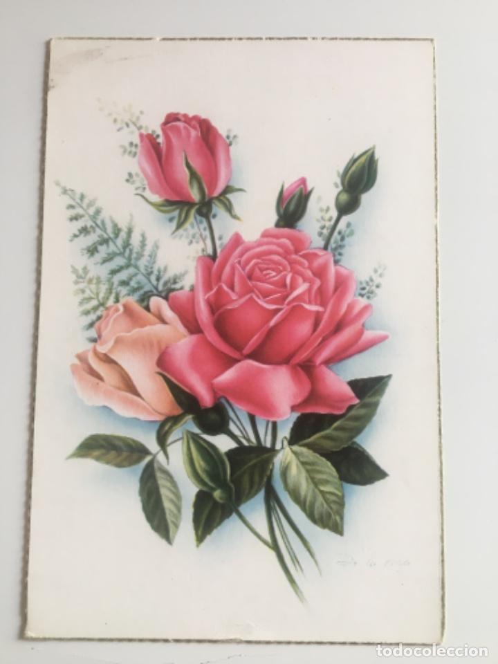 Postais: POSTAL FLORES-DE LA ROSA -CYZ 569/B- S/C