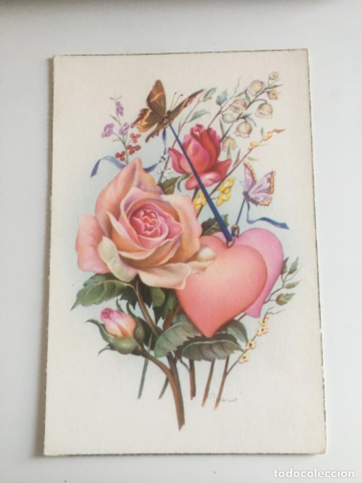Postais: POSTAL FLORES -BAR&Oacute;- CYZ 554/B
