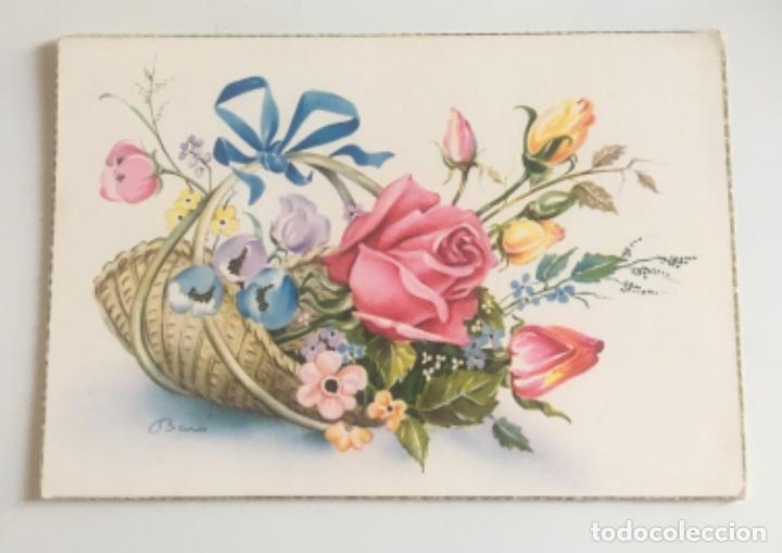 Postais: POSTAL FLORES -BAR&Oacute;- CYZ 553/B-SC