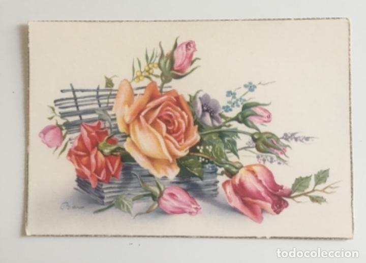 Postais: POSTAL FLORES -BAR&Oacute;- CYZ 554/B