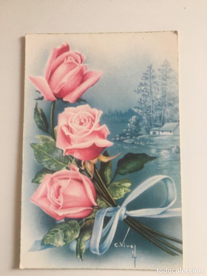 Postais: POSTAL FLORES- C. VIVE-CYZ 530/B-