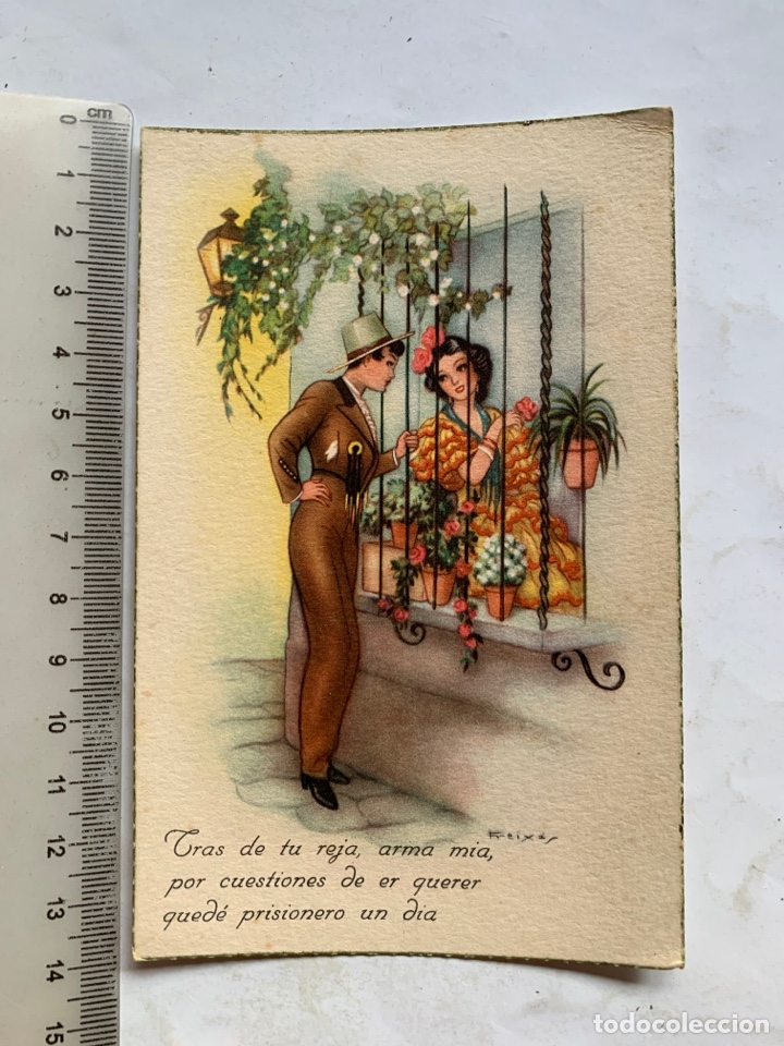 Cartoline: POSTAL. FELICITACI&Oacute;N. ILUSTRACION FREIXAS. C. Y Z.
