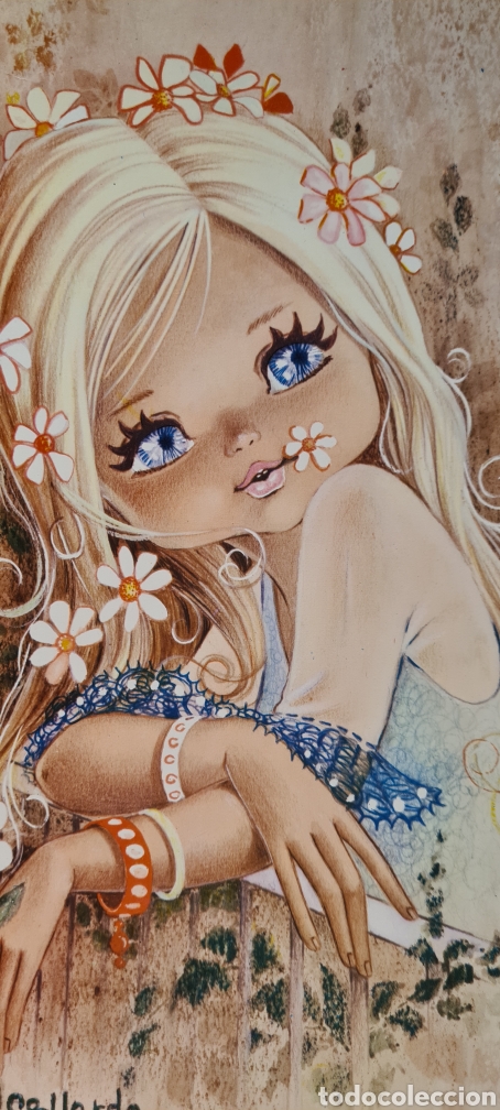 Postales: Preciosa postal o l&aacute;mina. GALLARDA. Tama&ntilde;o grande