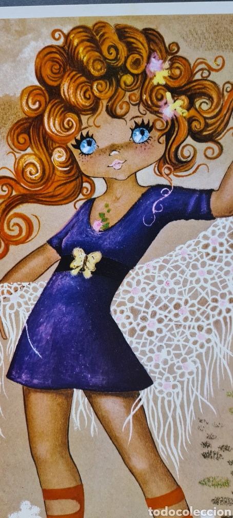 Postales: Preciosa postal o l&aacute;mina. GALLARDA. Tama&ntilde;o grande