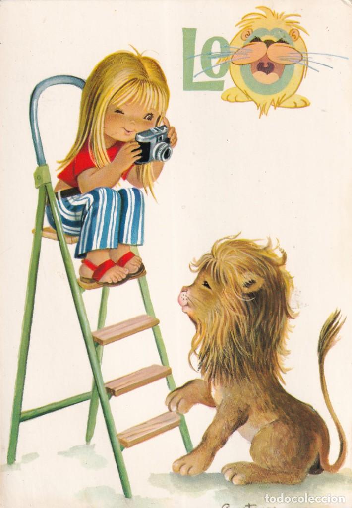 Cartoline: POSTAL LEO EDITORIAL C Y Z ILUSTRADOR CONSTANZA A&Ntilde;O SIN USAR