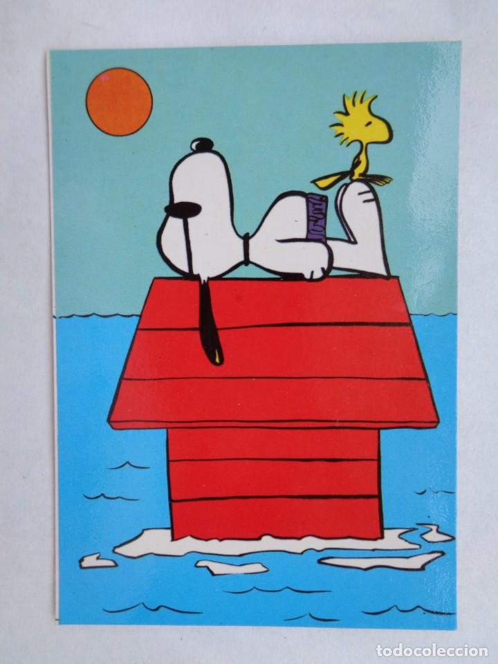 Postales: POSTAL CON DIBUJO DE SNOOPY