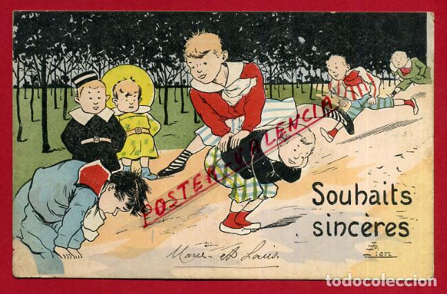 Postkarten: POSTAL FRANCIA ILUSTRADA SOUHAITS SINCERES P87854 B