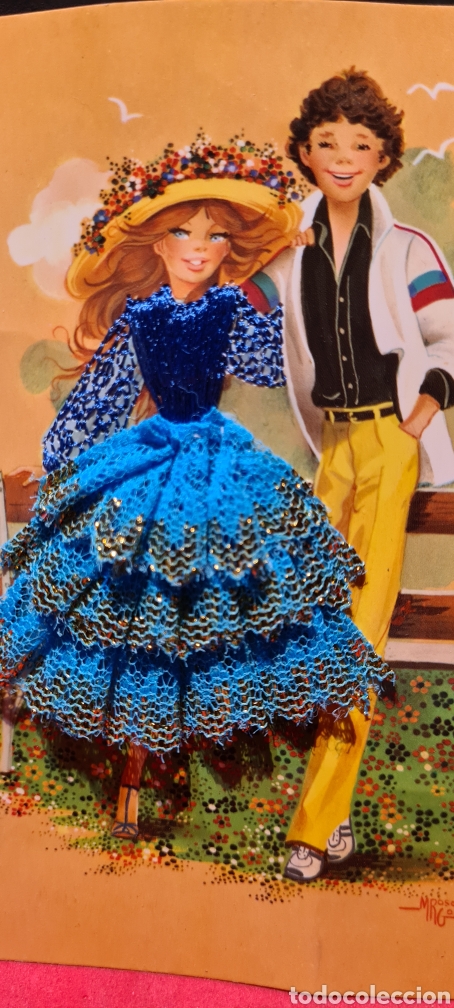 Postkarten: Preciosa postal bordada. Maria Rosa Garc&iacute;a. Sin escribir