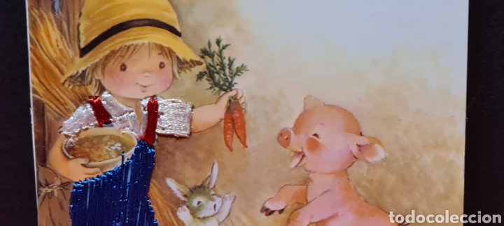 Postkarten: Preciosa postal bordada. Principat d'Andorra. Sin escribir