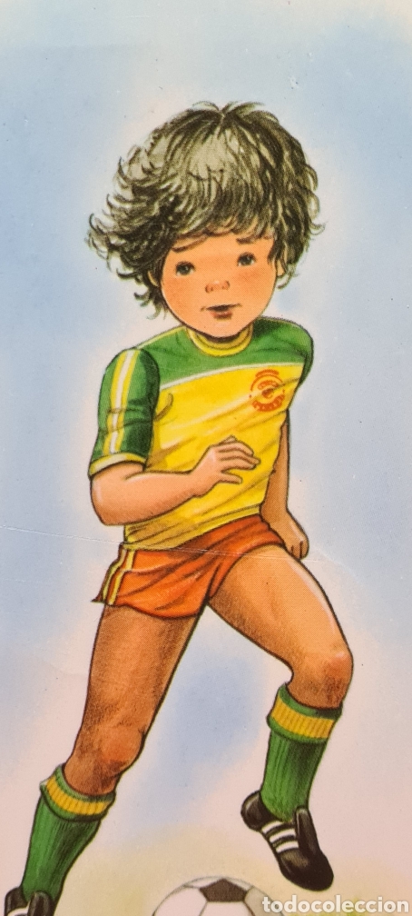 Postcards: Preciosa postal. Mary May. Futbolista
