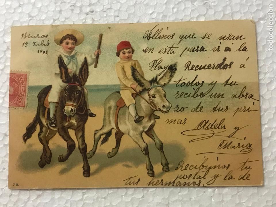 Postales: postal alemana a&ntilde;o 1902 escrita