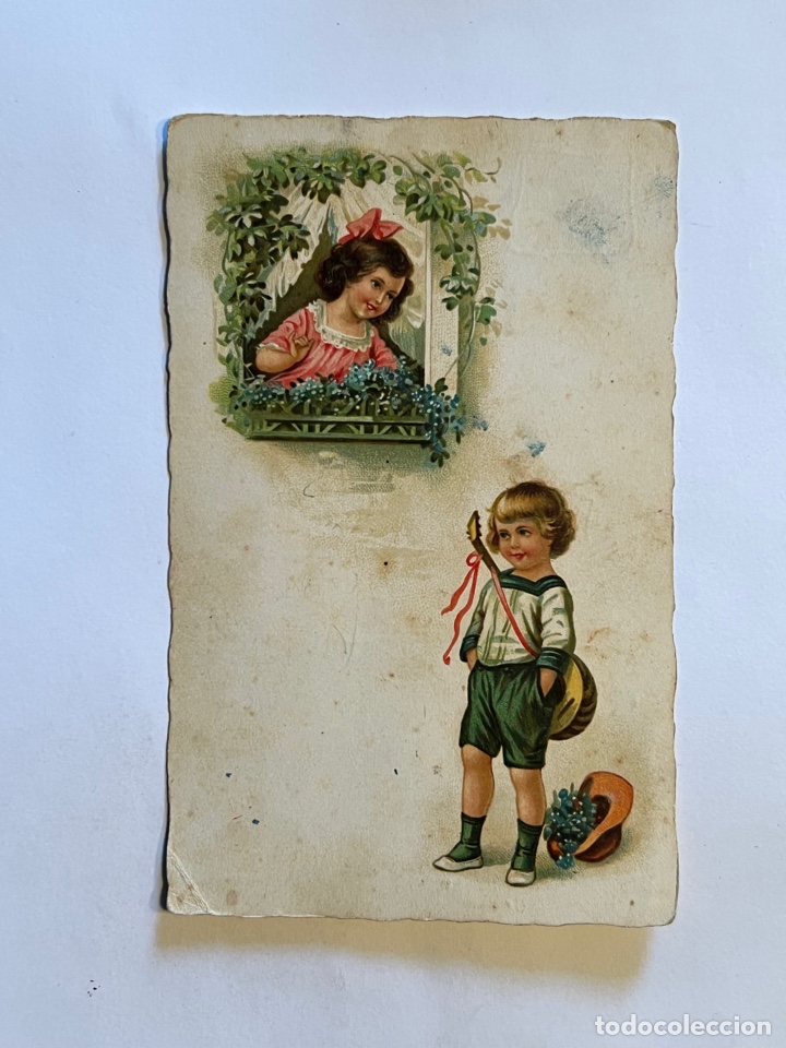 Postales: DIBUJOS Y CARICATURAS. Postal Romeo y Julieta&hellip; Ediciones Amag No.2129.. (a.1926) c&iacute;rculada