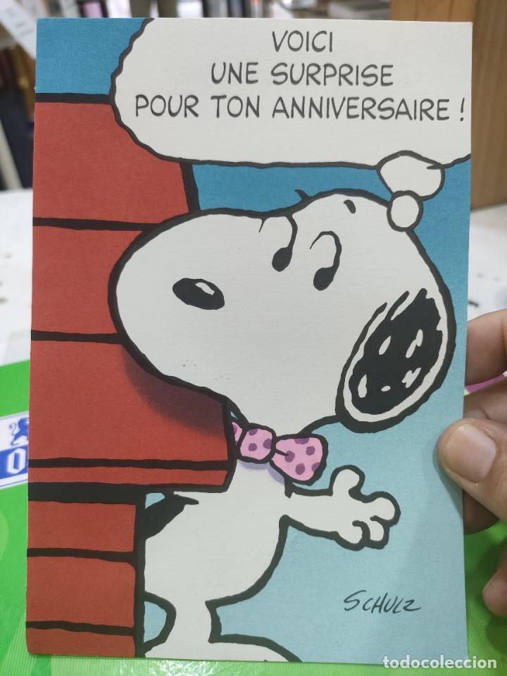 Postales: Postal SNOOPY Hallmsrk escrita