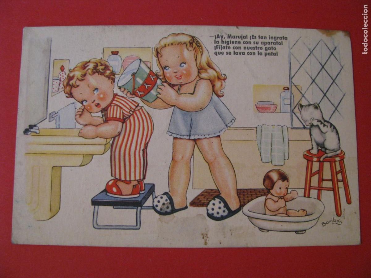 Postkarten: POSTAL DE IL. BOMBON. RAM SERIE 27. ESCRITA 1958.