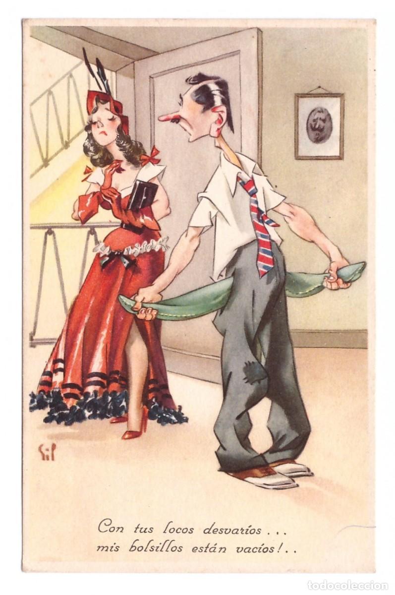 Cartes Postales: CON TUS LOCOS DESVAR&Iacute;OS... MIS BOLSILLOS EST&Aacute;N VAC&Iacute;OS !