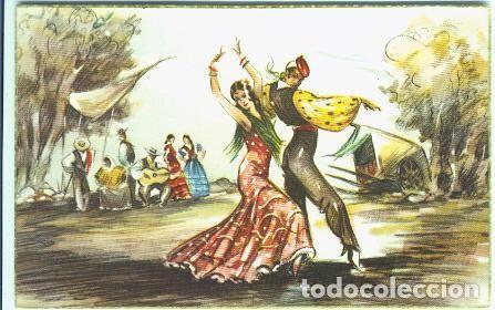 Postais: Folklore de Andaluc&iacute;a.- Zambra