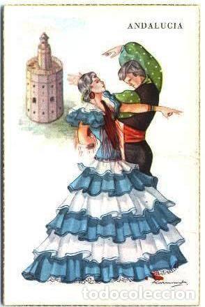 Postales: Folklore de Andaluc&iacute;a - Foto 1