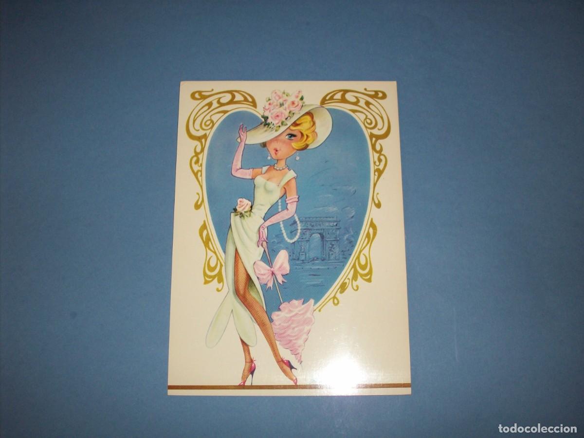 Postkarten: postal coleccion perla, ilustradora aida, 119/3