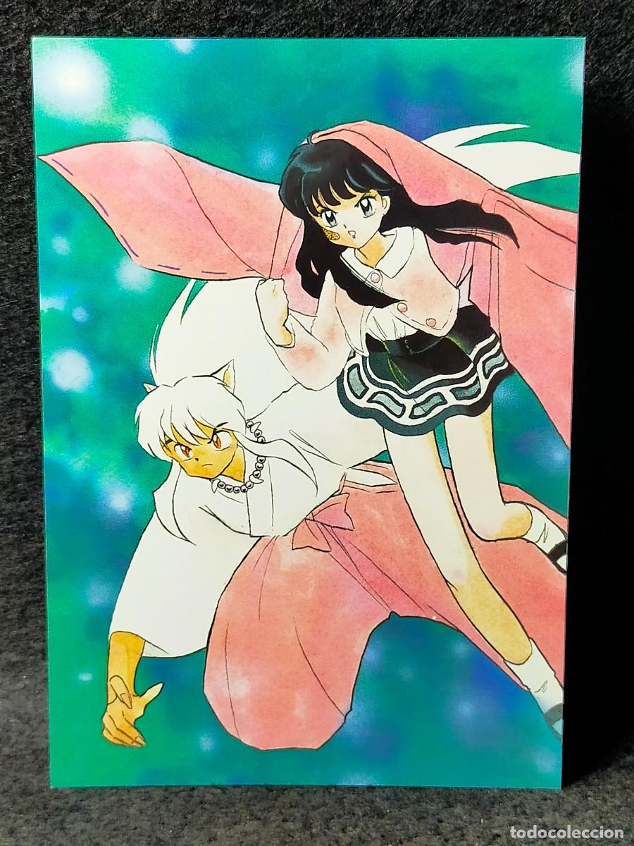 Cartoline: Postal Manga / Anime Rumiko Takahashi Inu Yasha Kagome Higurashi Gl&eacute;nat 2004