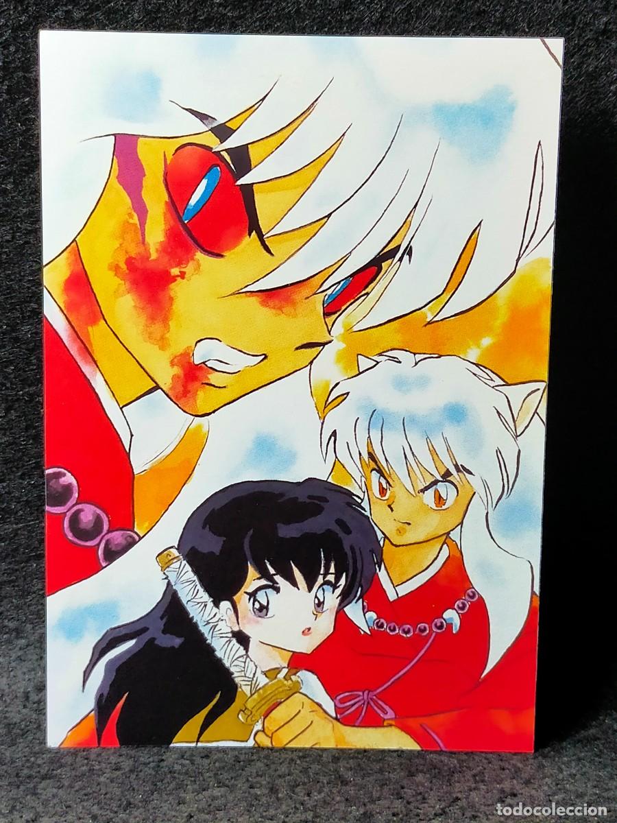 Postais: Postal Manga / Anime Rumiko Takahashi Inu Yasha Kagome Higurashi Gl&eacute;nat 2004