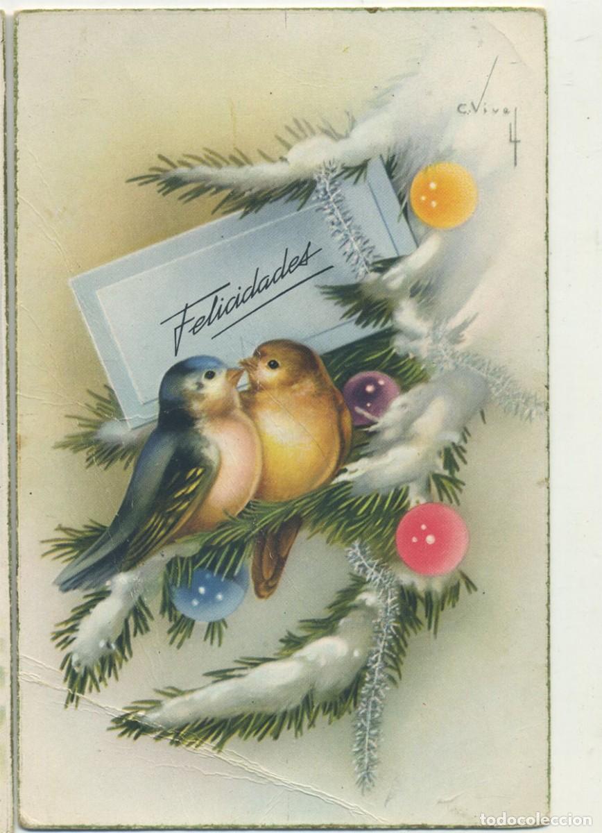 Postkarten: POSTAL Ed. CYZ 525/A ILUSTRA C,VIVE P&Agrave;JAROS ESCRITA 1953