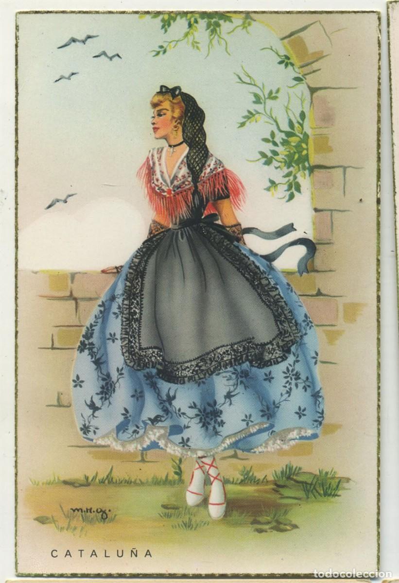 Postkarten: POSTAL ED. CYZ 605 TRAJE REGIONAL CATALU&Ntilde;A ILUSTRA M.R.G. ESCRITA