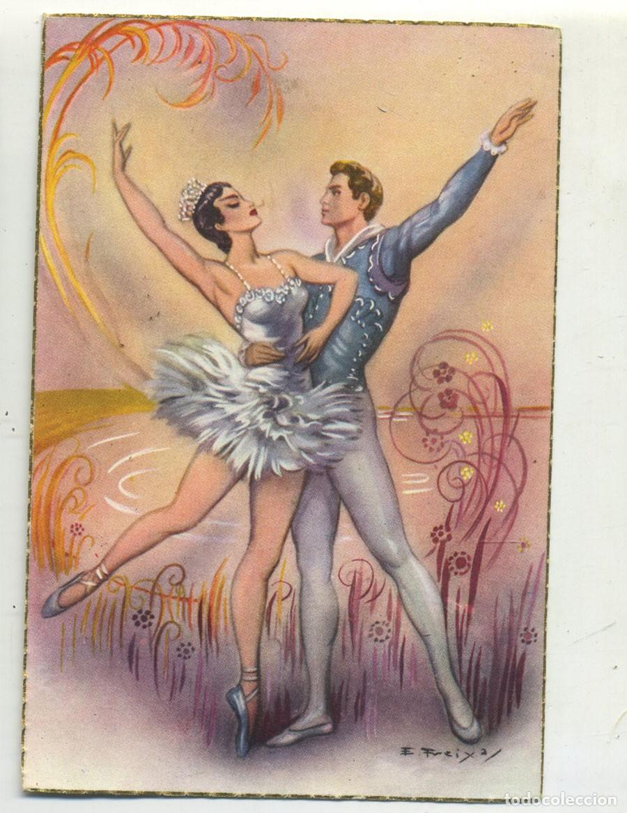 Postkarten: POSTAL FREIXAS SERIE 325 PAREJA BAILARINES CLASICOS ESCRITA